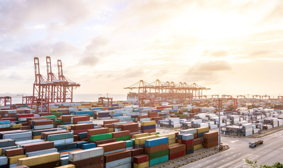 Shanghai port