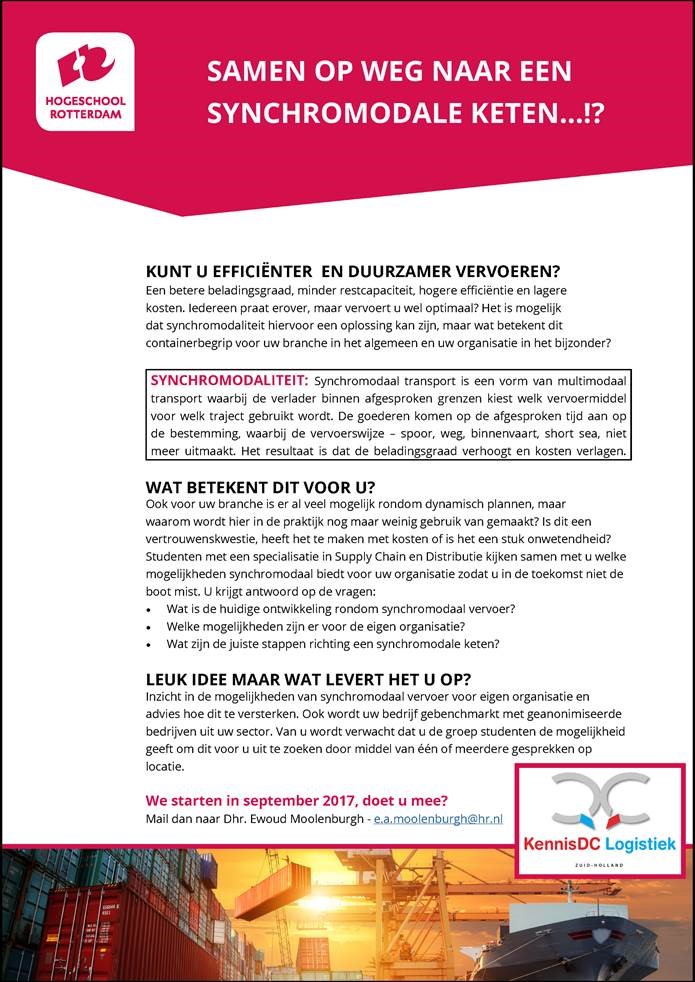 Flyer synchromodaal