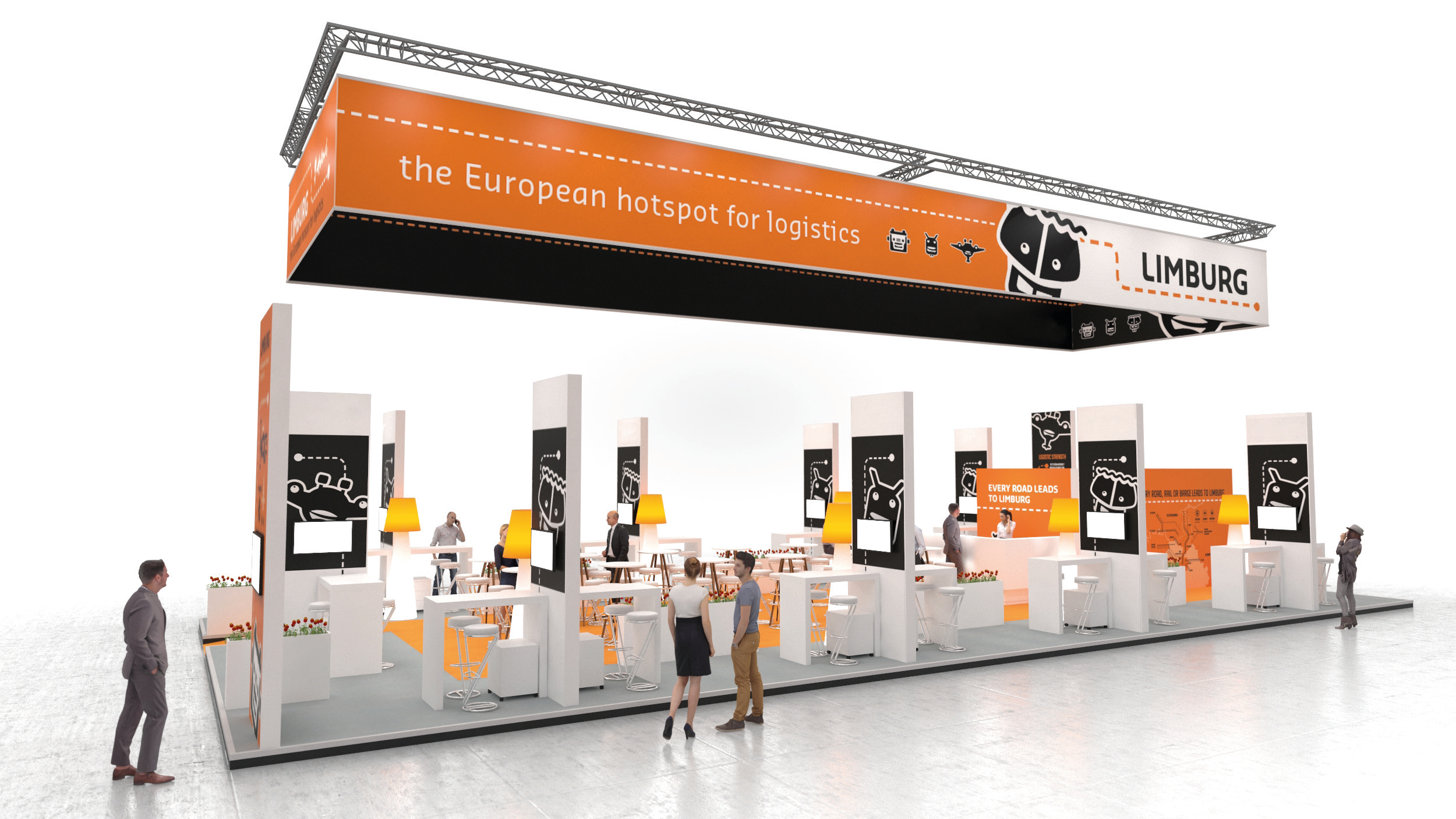 Limburg stand tijdens transport logistic
