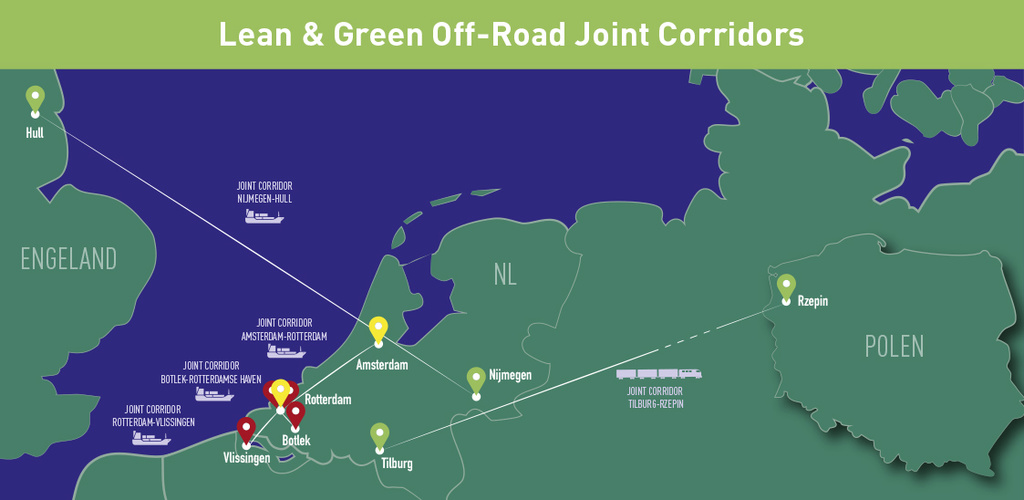 Afbeelding lean   green off road runners kdc