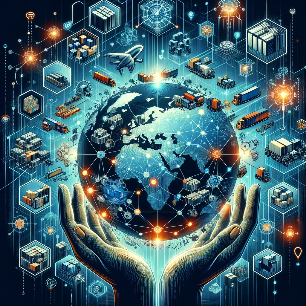 Dall%c2%b7e 2023 11 10 13.10.58   a further alternative abstract representation of  supply chain resilience   focusing on the elements that convey resilience without using text or huma